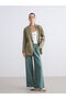 Wide Leg Women's Trousers with Elastic Waist
