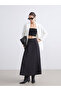 Alita City Lcw Vision Black Plain Long Women's Skirt with a Difference