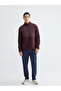 Stand Collar Long Sleeve Fleece Men's Sweatshirt - 2