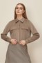 Velvet Blouse with Button Detail 46238