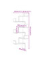 Wall Corner Shelf White 45x45x147 cm Engineered Wood - 3