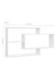Wall Shelf White 104x20x58.5 cm Engineered Wood - 3