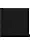 CD Wall Shelf Black 100x18x18 cm Engineered Wood - 4