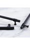 Furniture Kitchen Drawer Cupboard Cabinet Door Handle Knob Handles (160 mm - 16 cm) Black Metal Handle - 3
