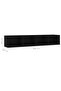CD Wall Shelf Black 100x18x18 cm Engineered Wood - 3