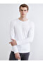 Nevavm with Difference Oval Collar Long Sleeve Men's T-Shirt