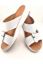 A E T Handmade Arabic Sandals For Men | Outdoor Mens Slippers | Genuine Embossed Leather with Buckle - 3