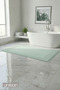 Fesun 100% Cotton Foot Towel - Mint Green 70X130, 790 Gr