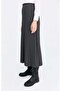 Women's Pleated Knit Skirt Anthracite - 4