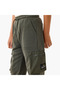 Solid Cargo Joggers with Drawstring Closure and Pockets - 4