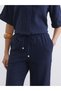Textured Muslin Women's Trousers with Waist Cord from Uzg Store for Style Enthusiasts - 7