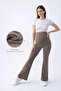 Thermal Raised Warm Stretchy Waist Adjustable Winter Spanish Leg Maternity Leggings T18 - 2