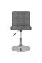 Swivel Dining Chairs 4 pcs Light Grey Fabric - 4