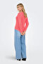 Women's Onlgeena Long Sleeve Knitted Sweater 15113356 Candy Pink - 5