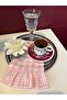 Pink Gingham Presentation Napkin Set of 2 - Presentation & Party Napkin - 2