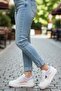 Women's Leather Sneaker Shoes White