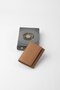 Genuine Leather Unisex Wallet with Hidden Magnet Detail - 13708 - Tan/Brown - 4
