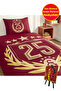 Licensed Galatasaray 25Th Championship Single Duvet Cover Set with Mini 3D Portrait Gift - 2