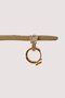 Butterfly Detailed Hoop Earrings Zircon Stone Hoop – 14 mm Rose Gold - 4