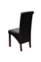 Dining Chairs 6 pcs Brown Faux Leather - 2