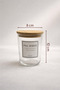 Motto - 12-Piece Bamboo Vacuum Lid Glass Storage Container Spice Jar Set with Labels and Gift 315 ml - 3