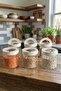 Lengo 6-Pack 850 ml Sealed Vacuum Borosilicate Glass Food Storage Jar - 3