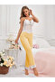 White Lace Colorful Pajama Set - 5