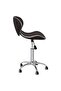 Swivel Dining Chairs 4 pcs Brown Faux Leather - 2