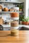 Lengo 3-Pack 850 ml Sealed Vacuum Borosilicate Glass Food Storage Jar - 3