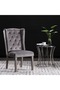 Dining Chair Grey Velvet
