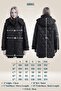 Women's Long Detachable Hooded Reversible Zipper Quilted Puffer Coat 8895 - 5