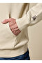 The Warm Dune Beige Cotton Hoodie - 7