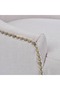 Dining Chairs 2 pcs Cream Grey Fabric - 6