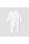 Bunny Print Sleepsuit with Long Sleeves - Set of 3 - 3