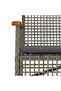 Garden Bench with Cushion Grey Poly Rattan Acacia Wood - 7