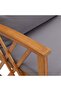 Garden Bench with Cushions 119 cm Solid Acacia Wood - 6