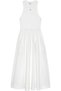 Women's Brand Logo Printed Ecru Dress Suitable for Daily Use