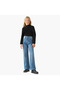 Textured Turtleneck Pullover with Long Sleeves - 2