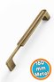 Furniture Drawer Cabinet Door Handle Durable Handle Handles Black160 mm Antique Yellow Metal Handle