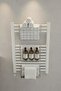 Honeycomb Multi-Purpose Bathroom Shelf – Metal Towel Rack & Organizer Basket 1 Piece Chrome - 5