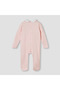 Embroidered Peter Pan Collar Sleepsuit with Long Sleeves - 2