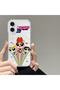iPhone 16 Compatible Case Camera Protected Transparent Ultra Thin Silicone Cover Cartoon Patterned - 2