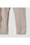 Cable Knit Romper with Long Sleeves - 4