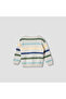 Striped Pullover with Long Sleeves - 3