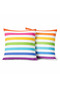 Decorative Throw Pillow 100% Cotton 40X40 cm Flannel Flannel Rainbow Shine