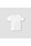 Solid T-shirt and Dungaree Set - 3