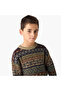 Textured Pullover with Long Sleeves - 4