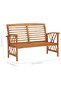 Garden Bench 119 cm Solid Acacia Wood - 3