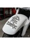 The Dark Side of Türkiye Motor Front Fender Sticker |   Kuba, Yamaha, Honda, Mondial Vs Compatible 8X14 cm