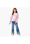 Heart Print Pullover with Long Sleeves - 2